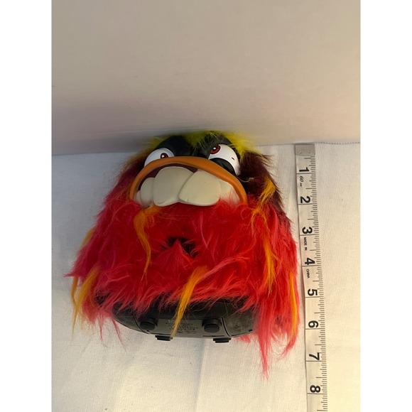 Grunies Monster Plush Toy Furball Character Red Yellow Fluffy - Picture 4 of 5